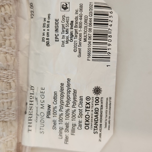 Studio McGee Pillow Cover - Picture 2 of 2